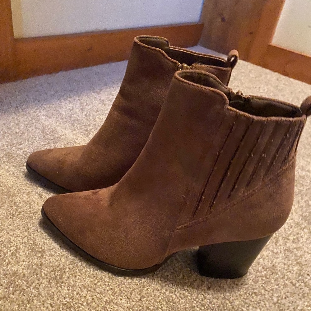 Tan Suede Boots